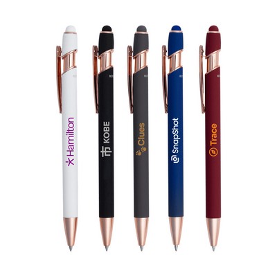 Cairo Satin Gel Pen - Rose Gold (Recycled Aluminum)